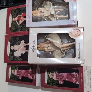Marilyn Monroe Christmas Ornament variety in Boxes